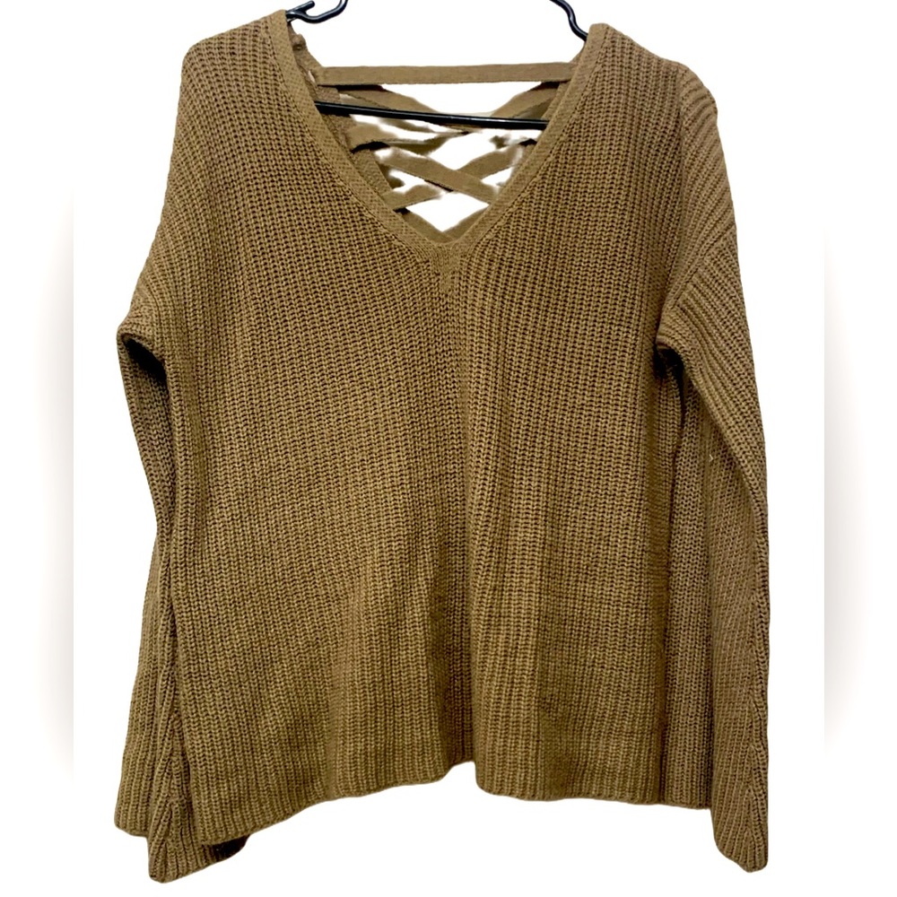 Open Back Sweater